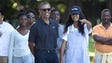 President Barack Obama and his daughter Malia Obama