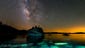 Abe Blair captured the Milky Way over Lake Tahoe in