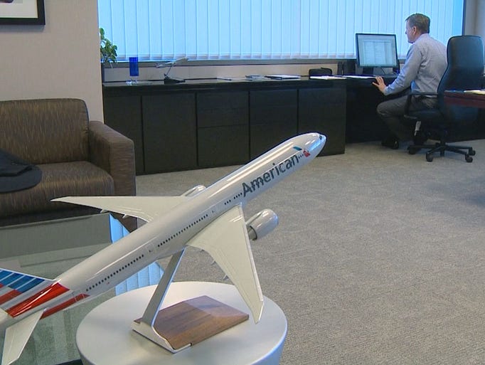 The office of American Airlines CEO Doug Parker, unsurprisingly,