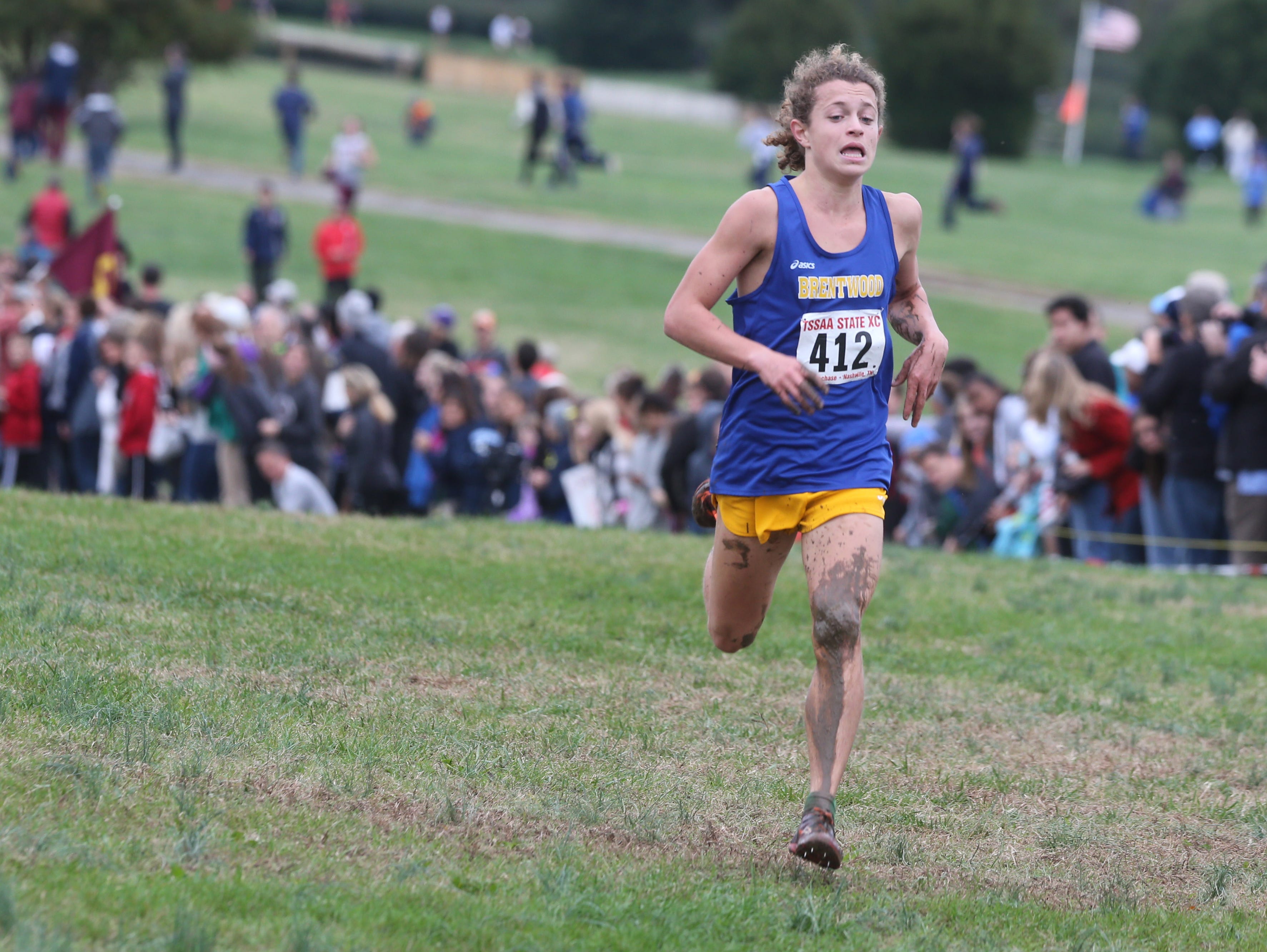 Brentwood sophomore Brodey Hasty won the Class AAA state cross country meet in 2015.