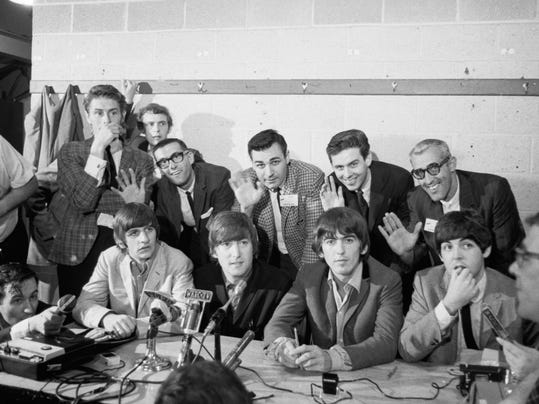 WSAI and Beatles, Press Conference.jpg