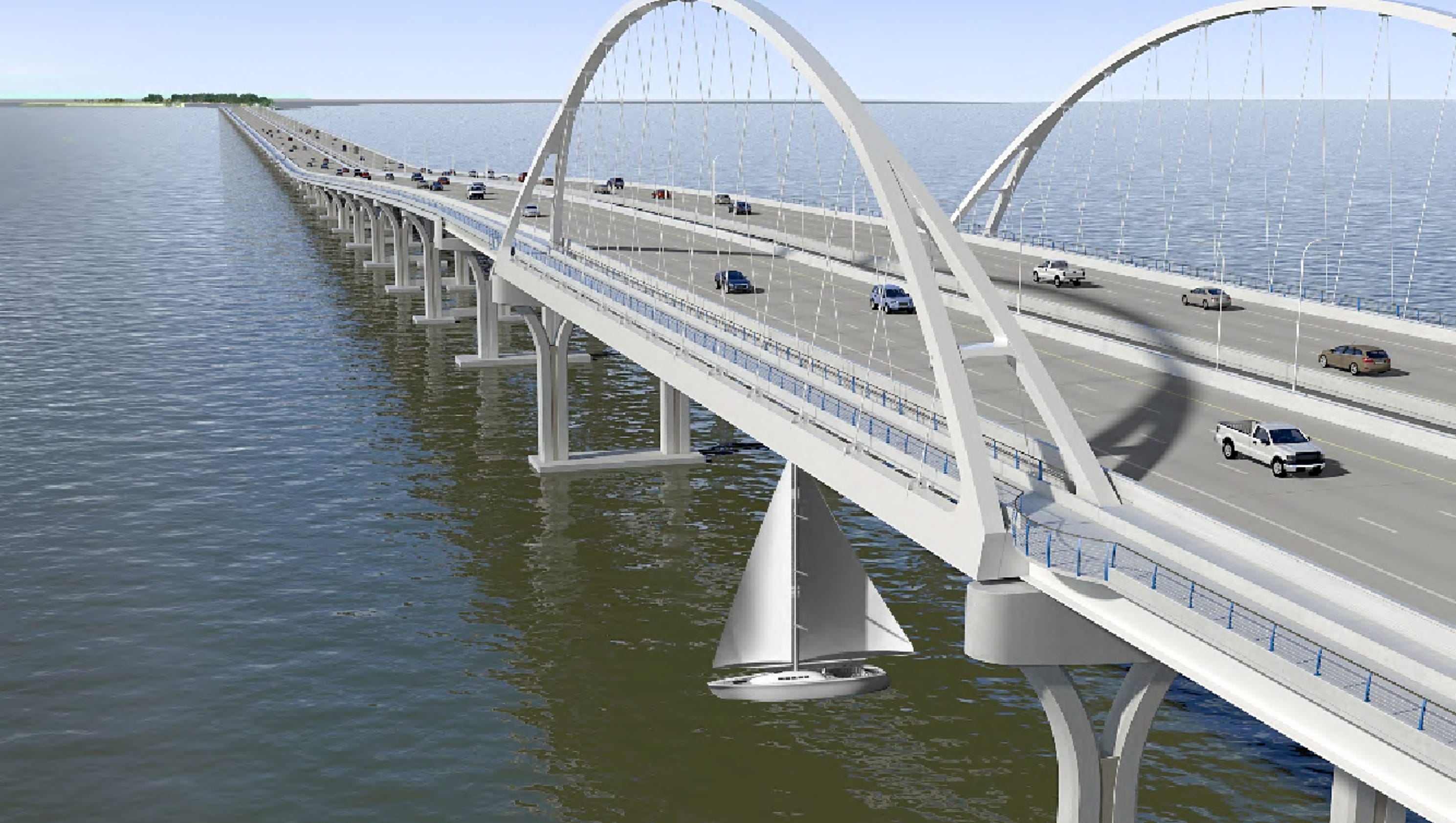 Pensacola Bay Bridge designs