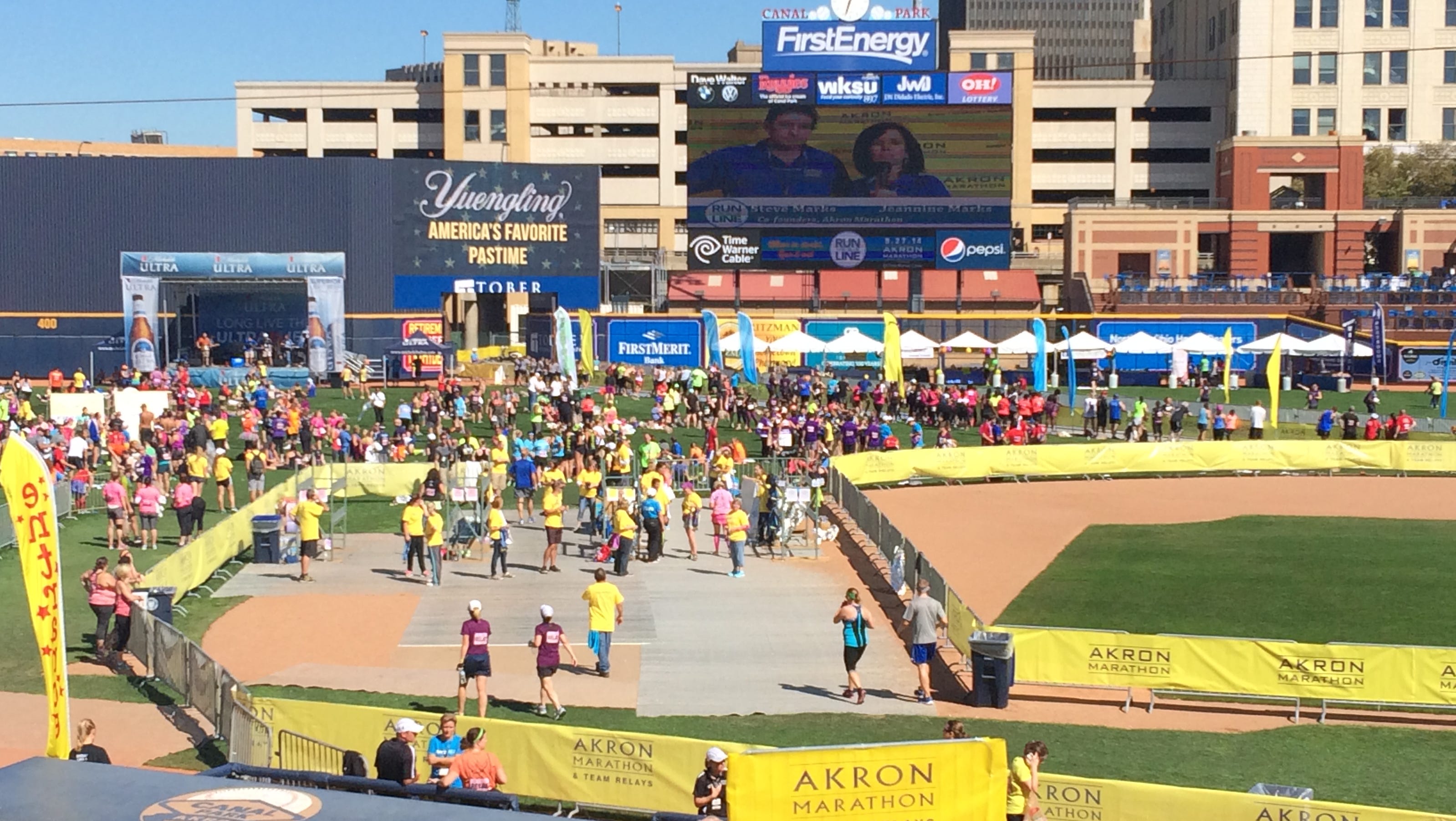 Recordbreaking number of runners at Akron Marathon WKYCTV Marathon news NewsLocker