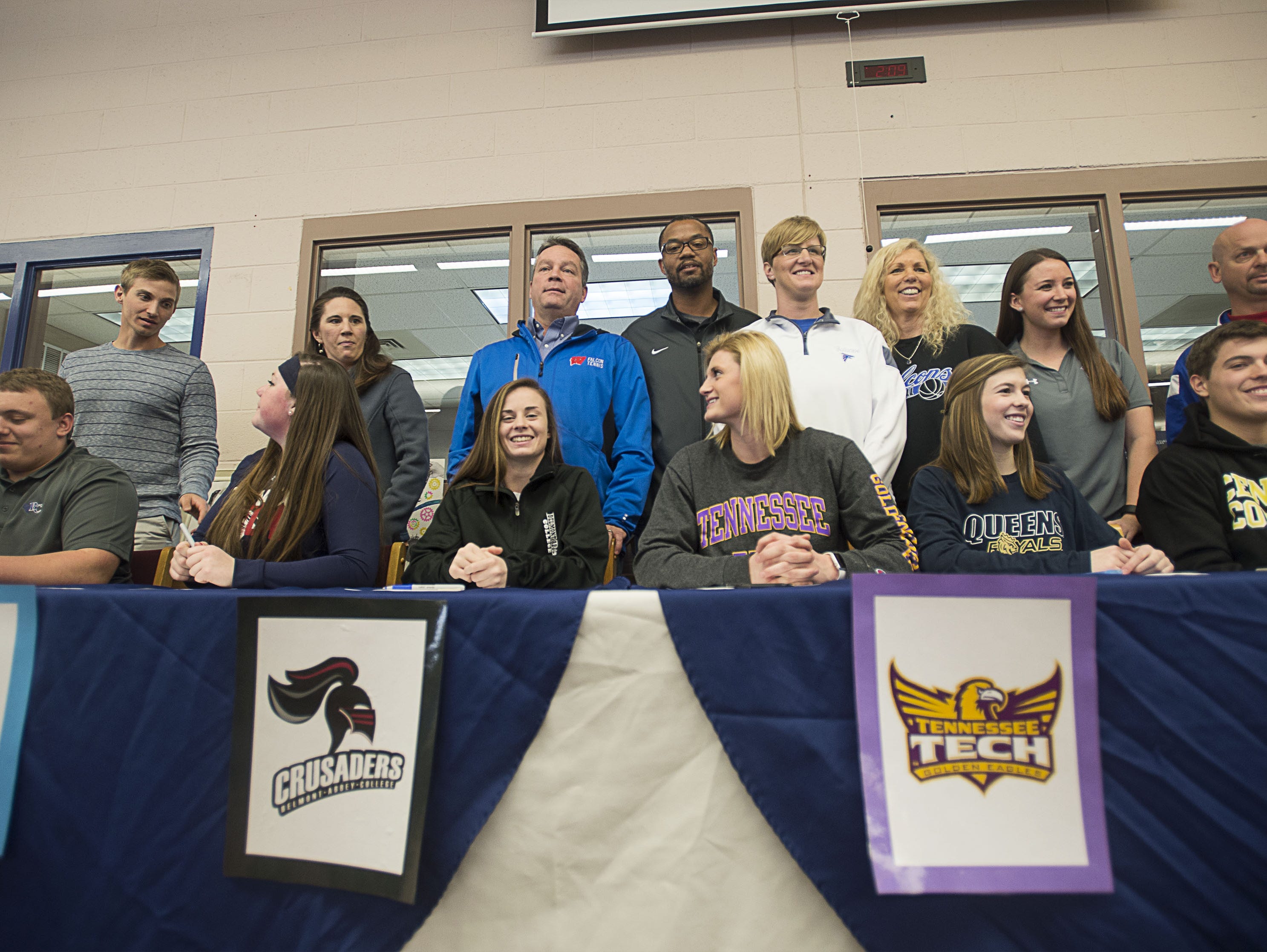West Henderson held an athletic signing on Friday for six of its senior athletes.