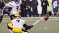 Pittsburgh Steelers kicker Chris Boswell (9) kicks