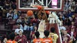 Florida State guard Terance Mann dunks during the first