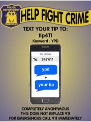 Yonkers police text tip line