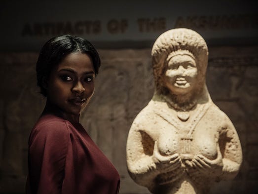 Yetide Badaki co-stars as the love goddess Bilquis,