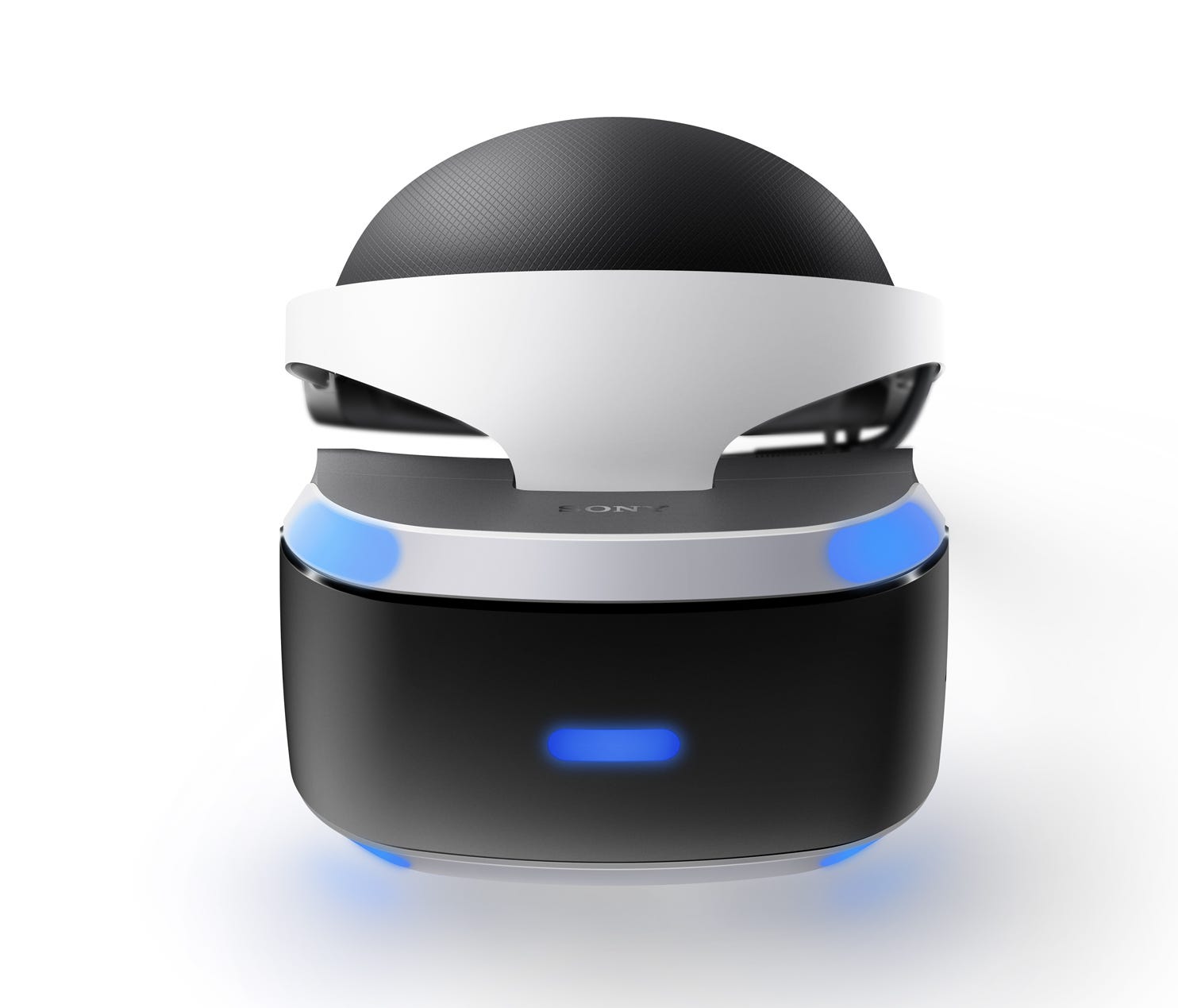 The PlayStation VR virtual reality headset.
