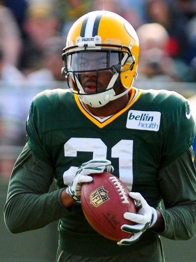 Green Bay Packers safety Ha Ha Clinton-Dix goes through drills during training camp practice at Ray Nitschke Field, Monday, July 28, 2014. H. Marc Larson/Press-Gazette Media