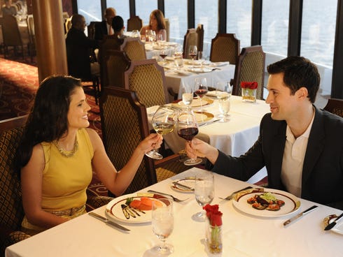 With French-inspired, gourmet cuisine by two award-winning chefs, Remy on the Disney Fantasy and Disney Dream offers a sophisticated and elegant dining experience exclusively for adult guests in an exquisite, top-deck restaurant with incredible ocean