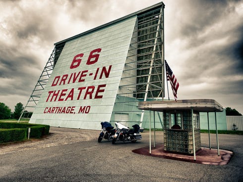 The 66 Drive-In in Carthage, Mo., proudly proclaims its connection to the historic 
