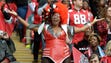 Atlanta Falcons fan Carolyn Freeman aka Bird Lady reacts