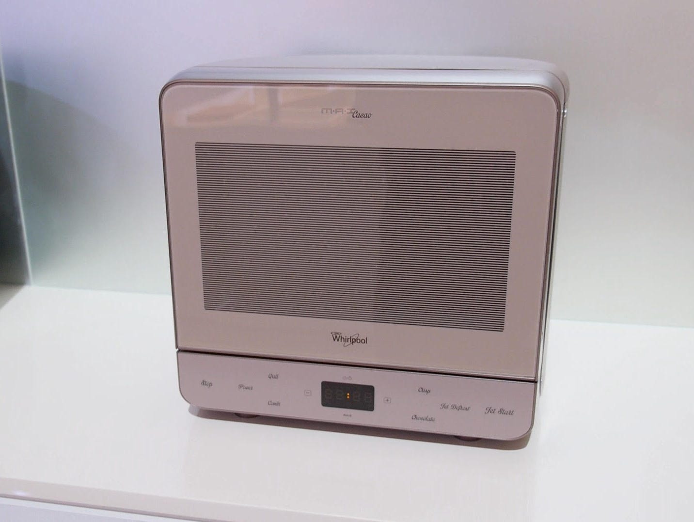 If you're a chocolate lover, this microwave is designed for you.