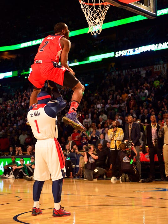 John Wall, Team East win Sprite Slam Dunk Contest