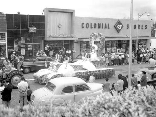 Here's an image from 1953 parade of downtown Tallahassee