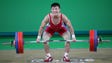 Yong Gwang Kwon of North Korea competes in the men's