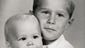 George W. Bush at age 7 and John Ellis "Jeb" Bush at
