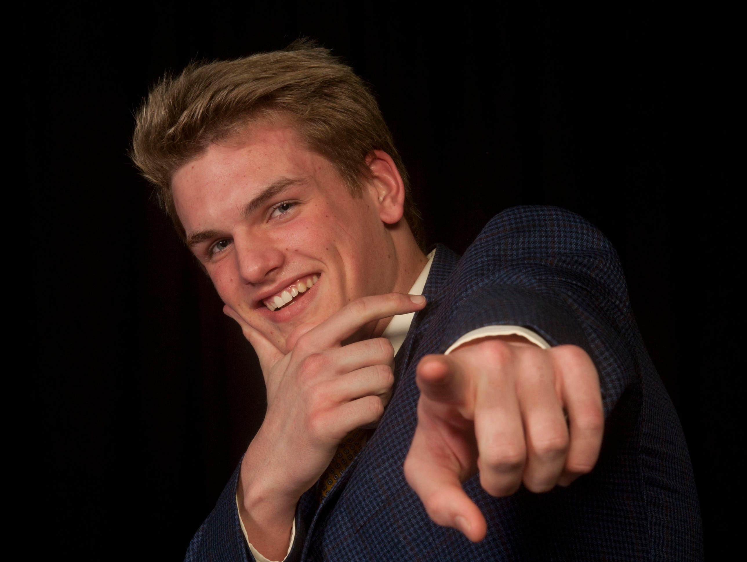All-Shore Boys Swimmer of the Year Liam Cosgrove of St Rose.