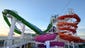 As with the Norwegian Breakaway, the hub of the Norwegian Getaway's top deck areas is the Aqua Park, a family-friendly fun zone that is home to five multi-story waterslides.