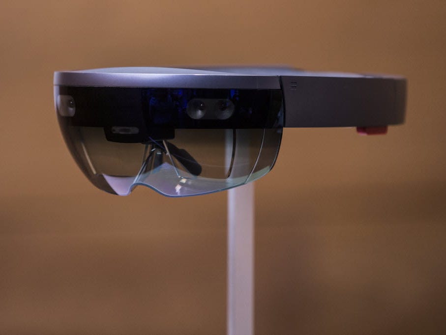 Microsoft's forthcoming HoloLens is said to combine the virtues of both AR and VR tech.
