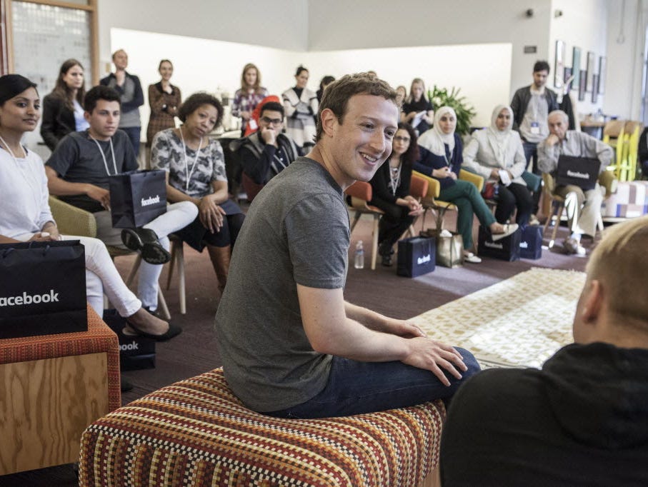 Facebook CEO Mark Zuckerberg