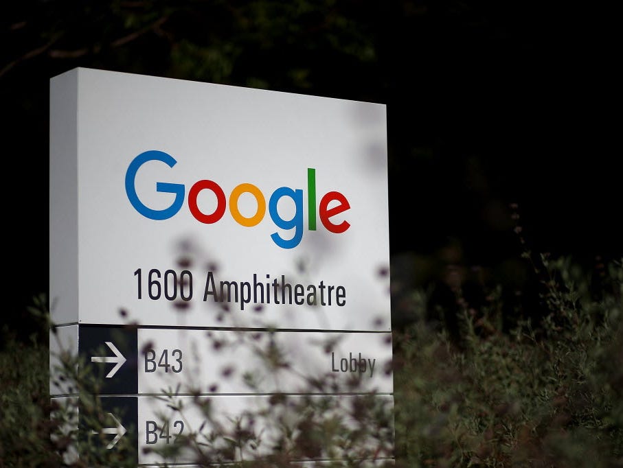 Google headquarters in Mountain View, Calif.