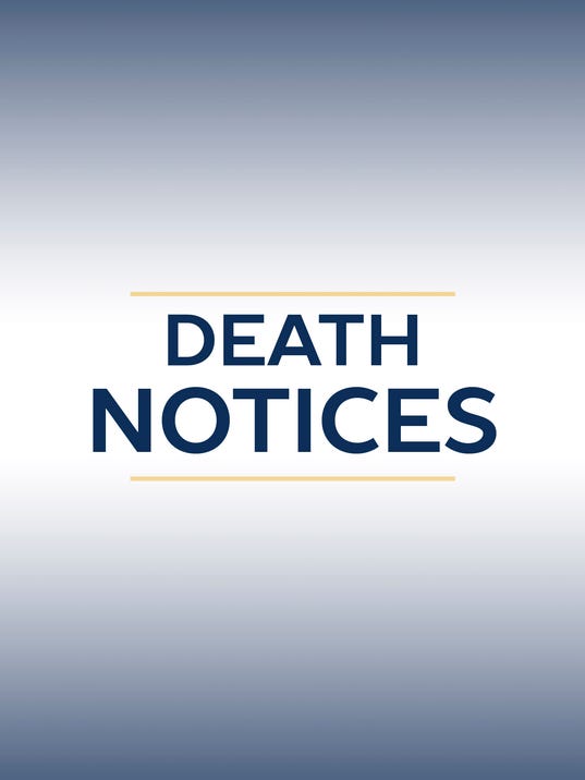 notices of death