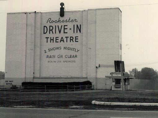 Drive In Movie Old Rated X 54