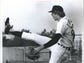 Mark Fidrych, Detroit Tigers pitcher, stretches
