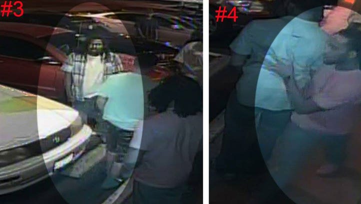 The Sacramento County Sheriff's Department released these securty camera photos of two men wanted in connection to a fatal shooting in the parking lot of the Hookah Lounge Smoke Shot on Fulton Avenue, Sacramento, July 13, 2014.