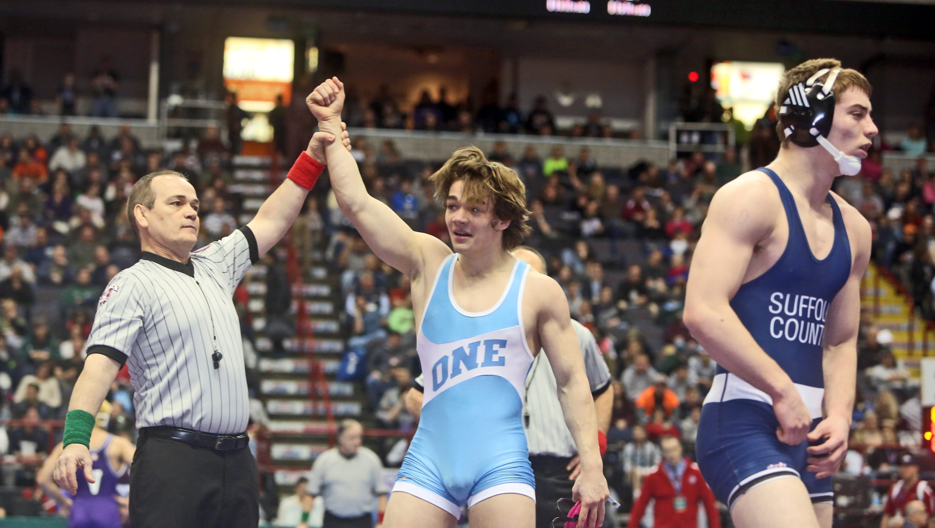 Semifinal round of the New York State Wrestling Championships