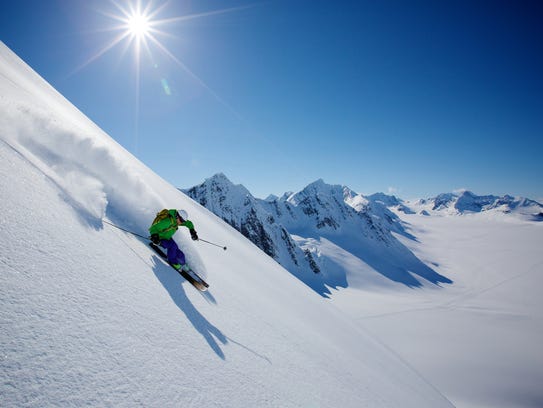 Heli-skiing allows access to pristine snow and steep