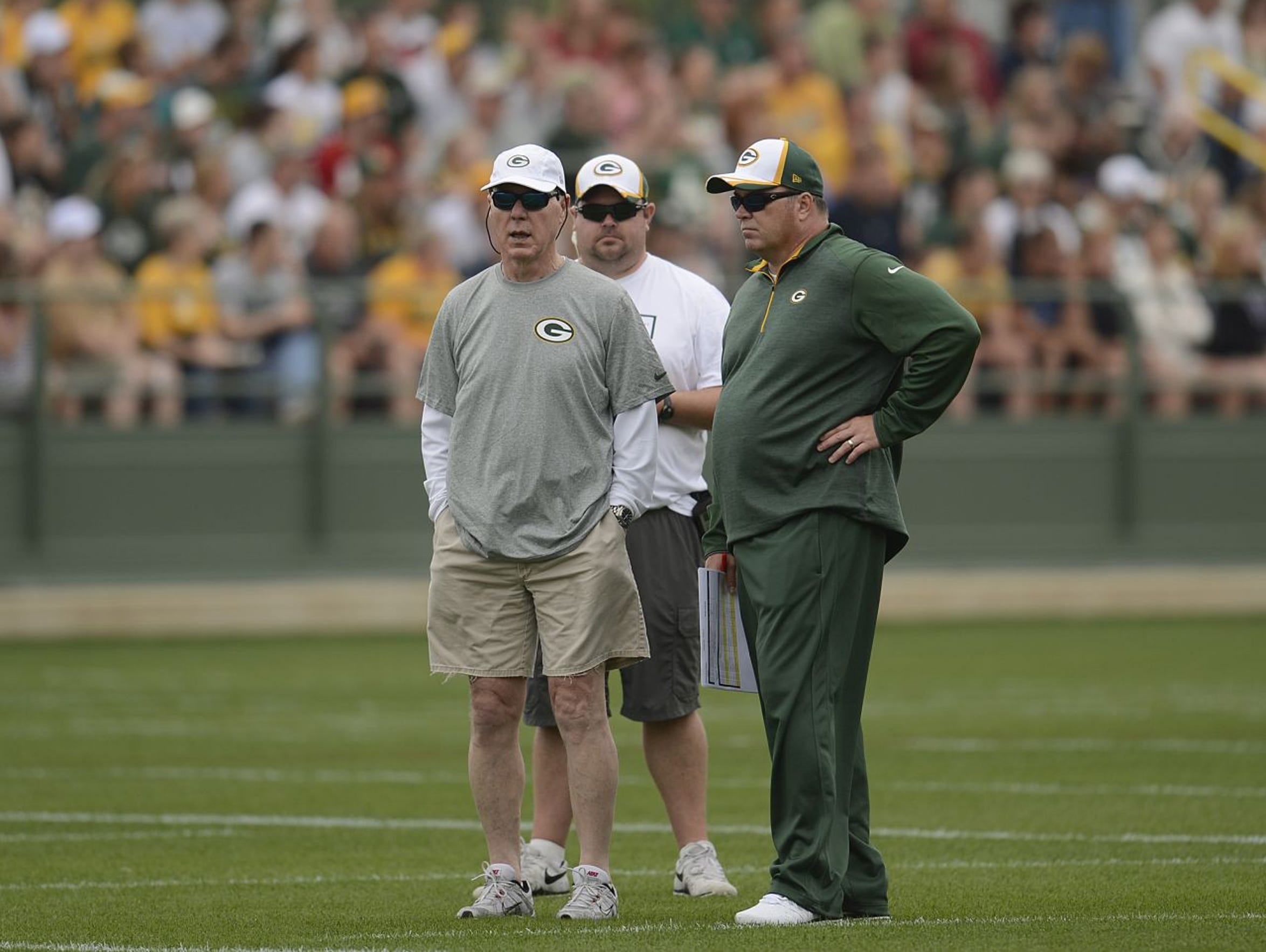 Green Bay Packers general manager Ted Thompson and