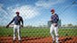 Feb. 27: Indians' T.J. House, left, and Corey Kluber,