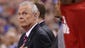Wisconsin head coach Bo Ryan stands for the national