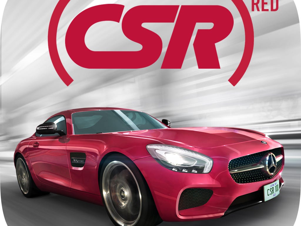 CSR Racing has an in-app upgrade to a (RED)-branded Mercedes-Benz AMG-GT, one of 25 apps working with Apple to donate money over the next two weeks to fight HIV/AIDS.