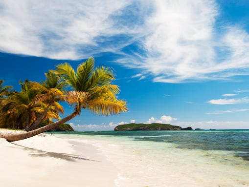 Mustique has some of the prettiest beaches in the Caribbean