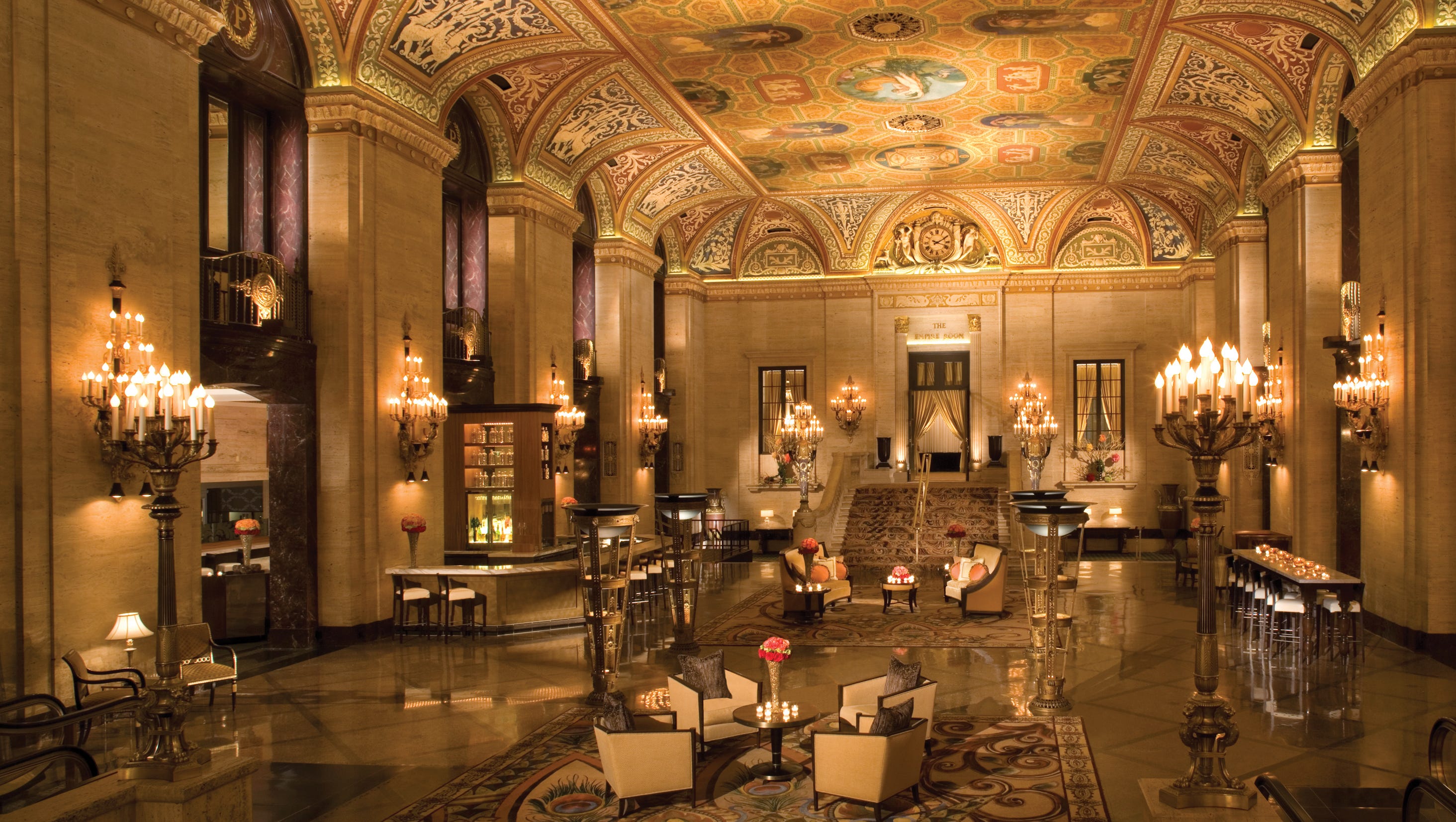 Splashiest hotel lobbies