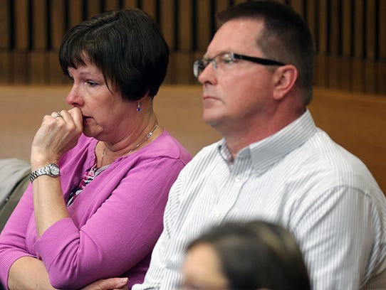 Laurene and Jeff Sikorski, the parents of  Roksana