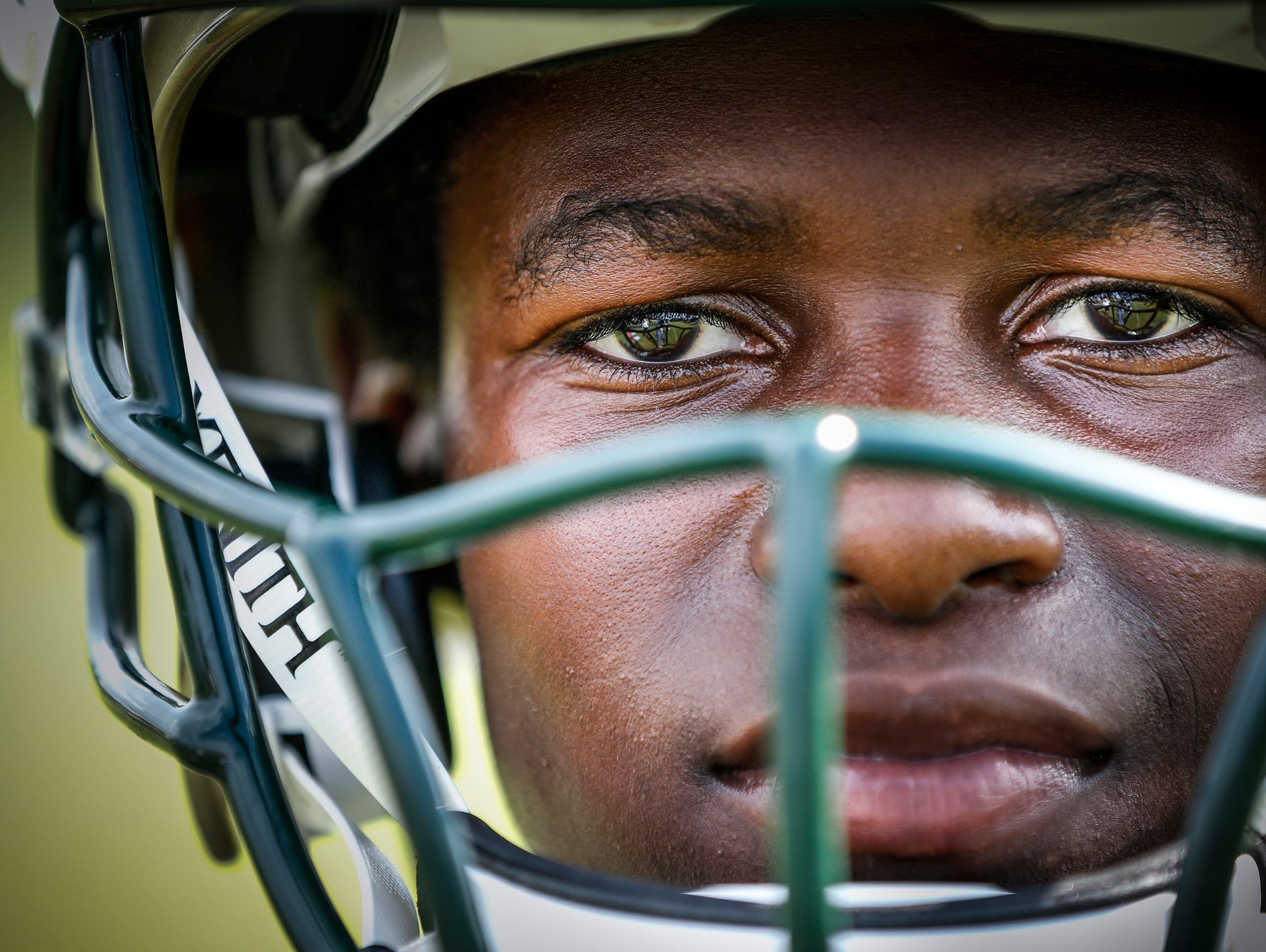 Crispus Attucks Tigers tailback and defensive back Eric Dotson poses for a portrait during practice at Alonzo Watford Athletic Field on Aug. 17, 2016.