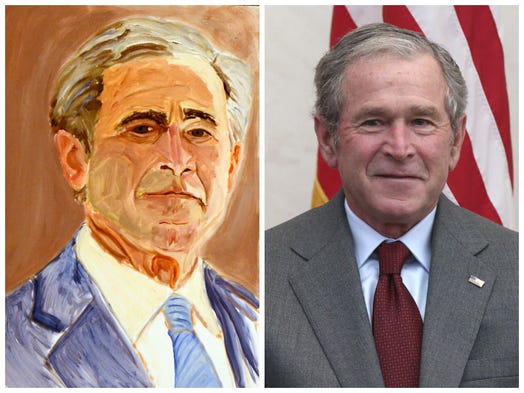 Image result for george w bush paintings