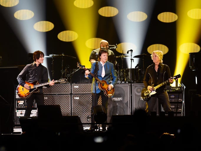 Paul McCartney performs Monday night at the Denny Sanford