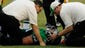 Eagles MLB Stewart Bradley, concussed in a game vs. Green Bay in 2010, remained on the field despite being dazed before collapsing to the ground.