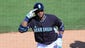 March 30: Mariners second baseman Robinson Cano salutes