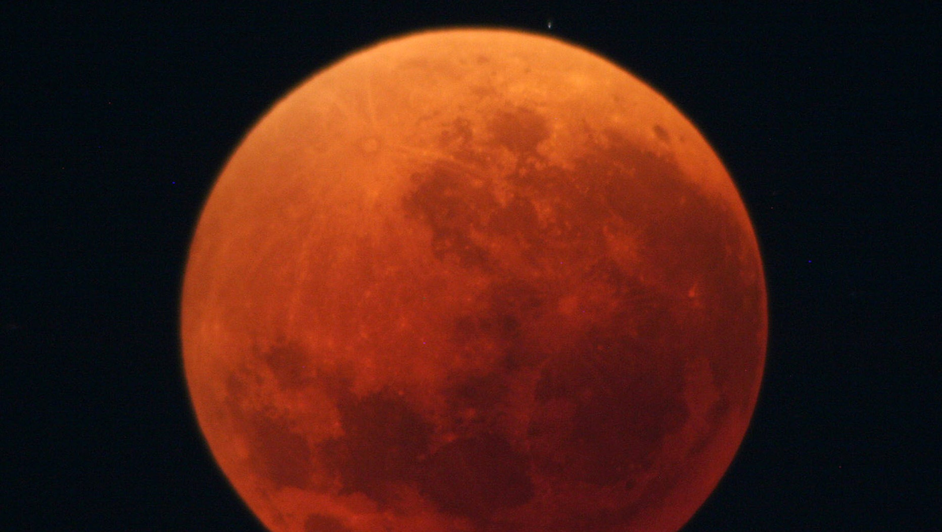 Wednesday's lunar eclipse will create a 'blood' moon