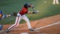 U of L's Ryan Summers pops up a bunt attempt during