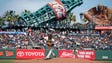 April 27: Giants starting pitcher Jeff Samardzija throws