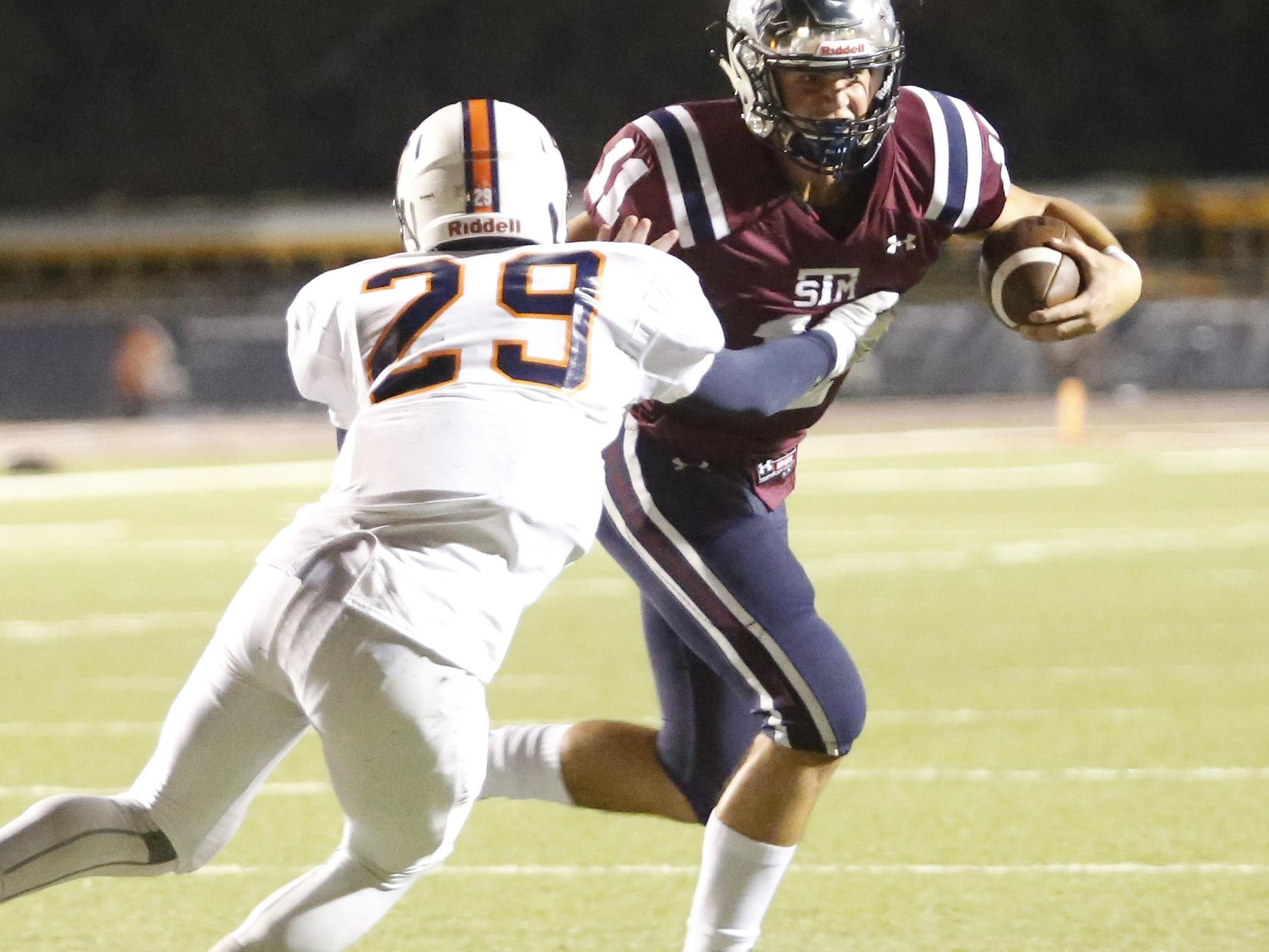 St. Thomas More’s Matthew Gardner has played several different positions for the Cougars this season.
