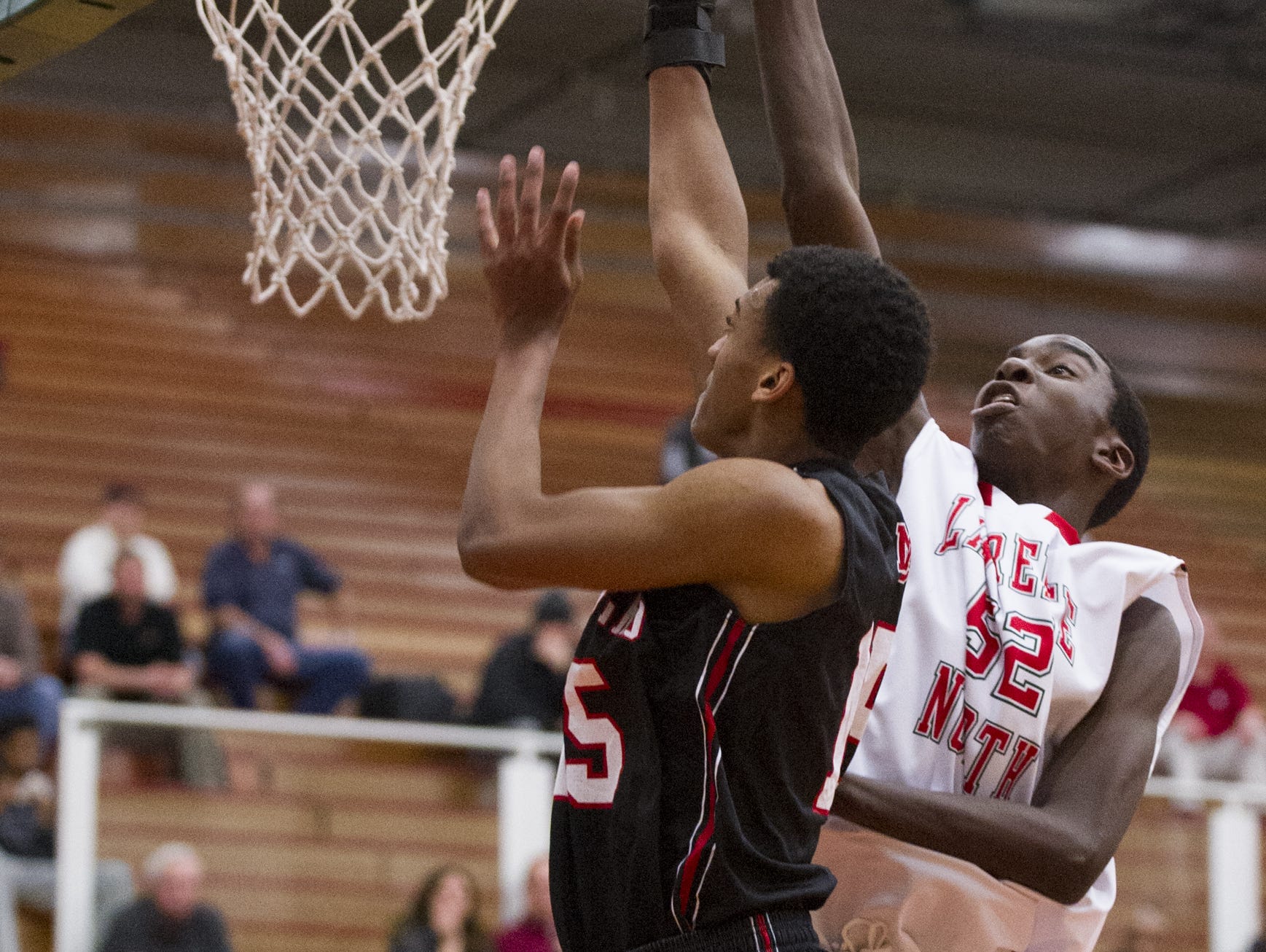 Lawrence North's Ra Kpedi (right) is one of the more intriguing 2017 in-state prospects.